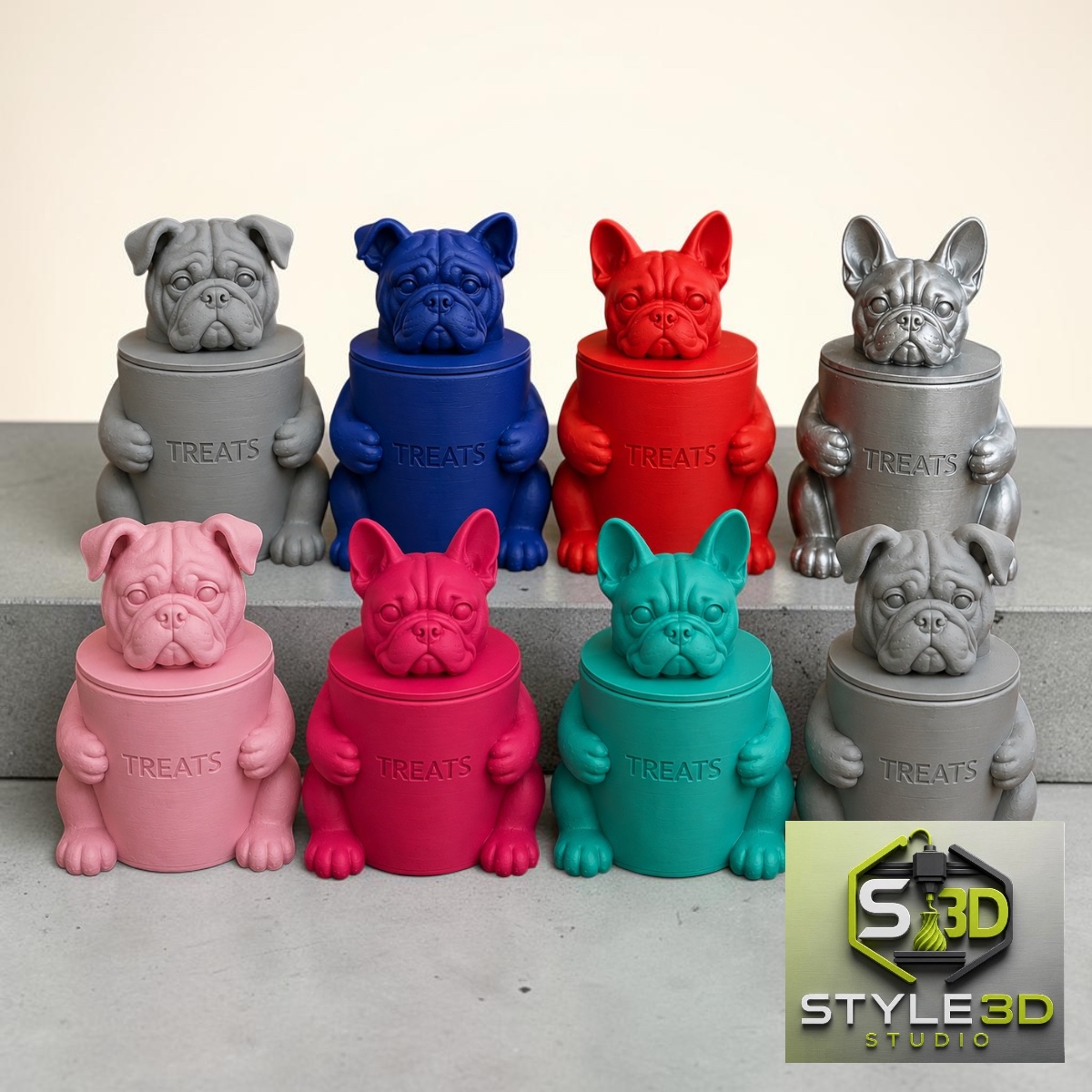 Koekjes pot met Bulldog